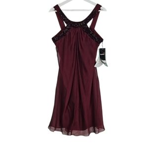 Vintage Burgundy Red Dress - New with Tags